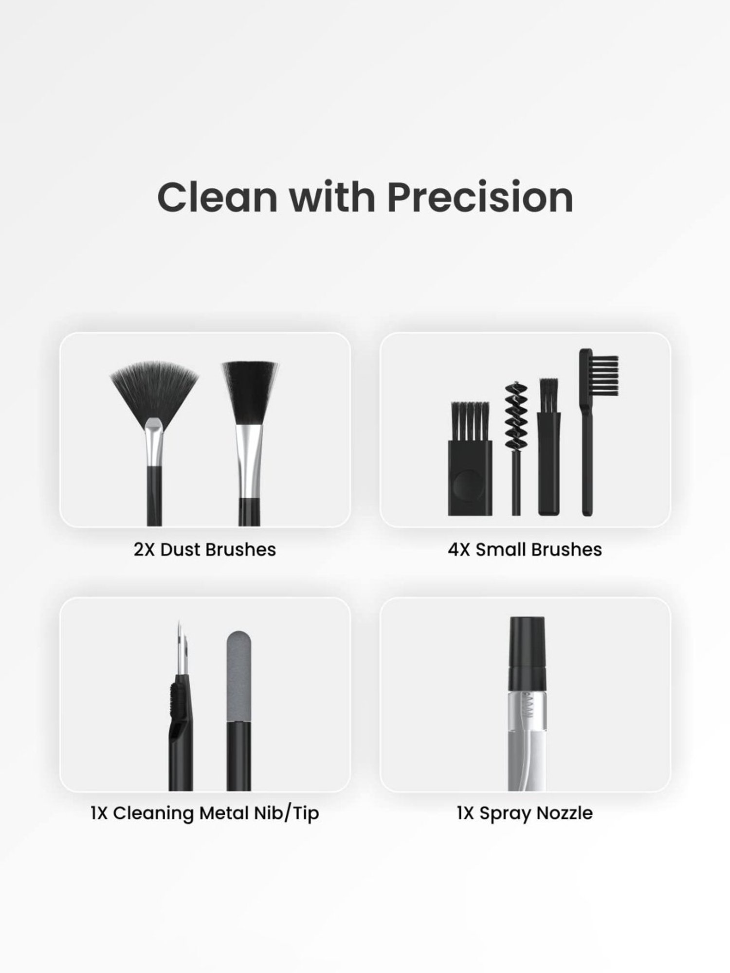 GRIPP 4 in 1 Professional Screen Cleaner Kit Includes Screen Cleanser Spray 150ml (Blue)