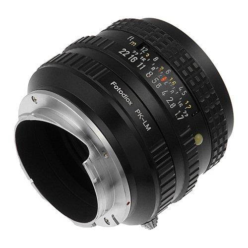 Fotodiox Lens Mount Adapter, Pentax K/PK Lens to Leica M-Series Camera, fits Leica M-Monochrome, M8.2, M9, M9-P, M10 and Ricoh GXR mount A12