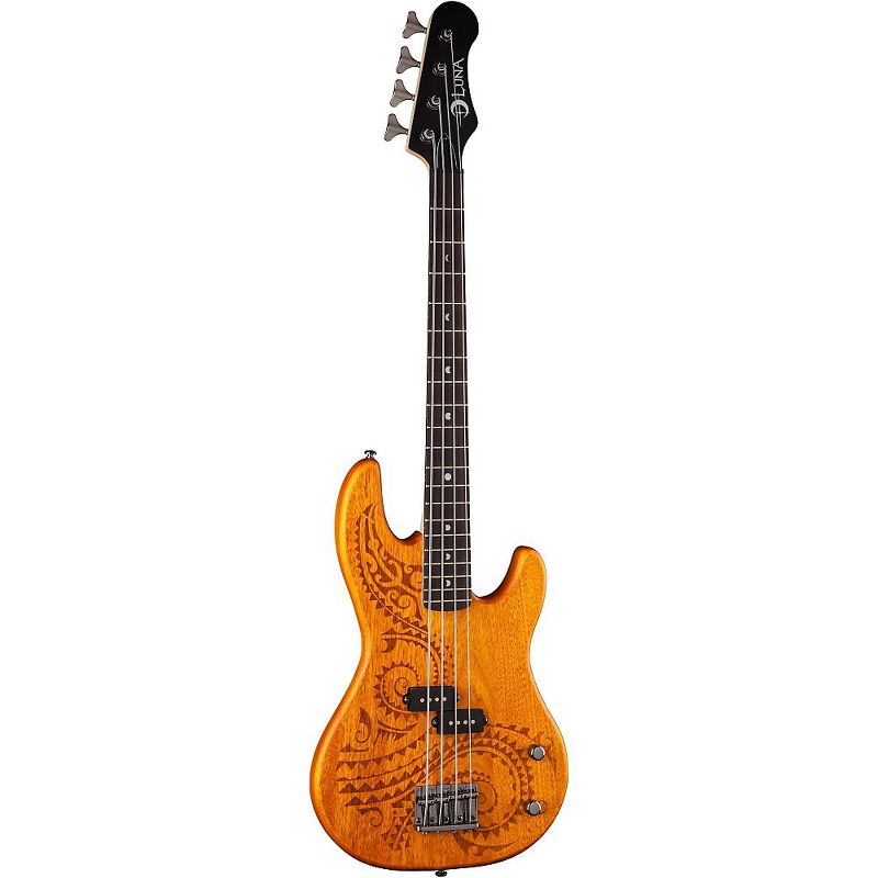 Luna Guitars Tattoo Short Scale Electric Bass