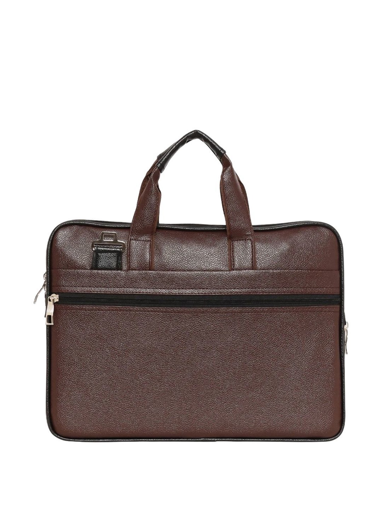 Priority Brown Synthetic Large Messenger Bag