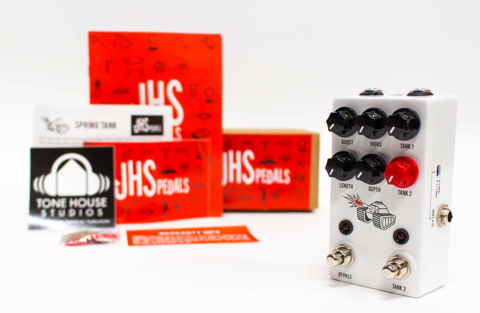 JHS Pedals Spring Tank Reverb Guitar Effect Pedal / Stomp Box - NEW
