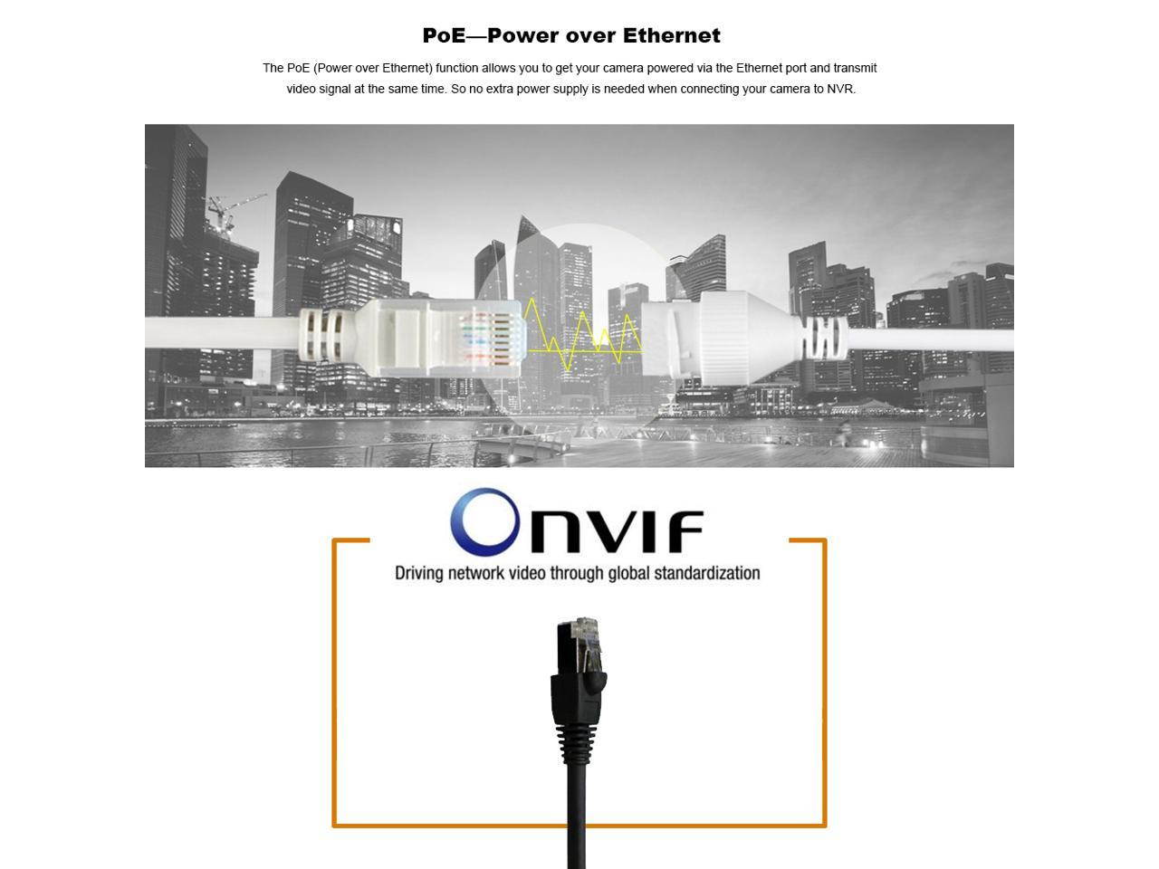 HikVISION Dome CCTV IP Camera Outdoor DS-2CD1143G0-I 4MP 2.8mm Lens IR Netwerk Security IR30m Night Vision PoE IP Dome Camera with H.265 SD Card Slot IP67, 4 Pack