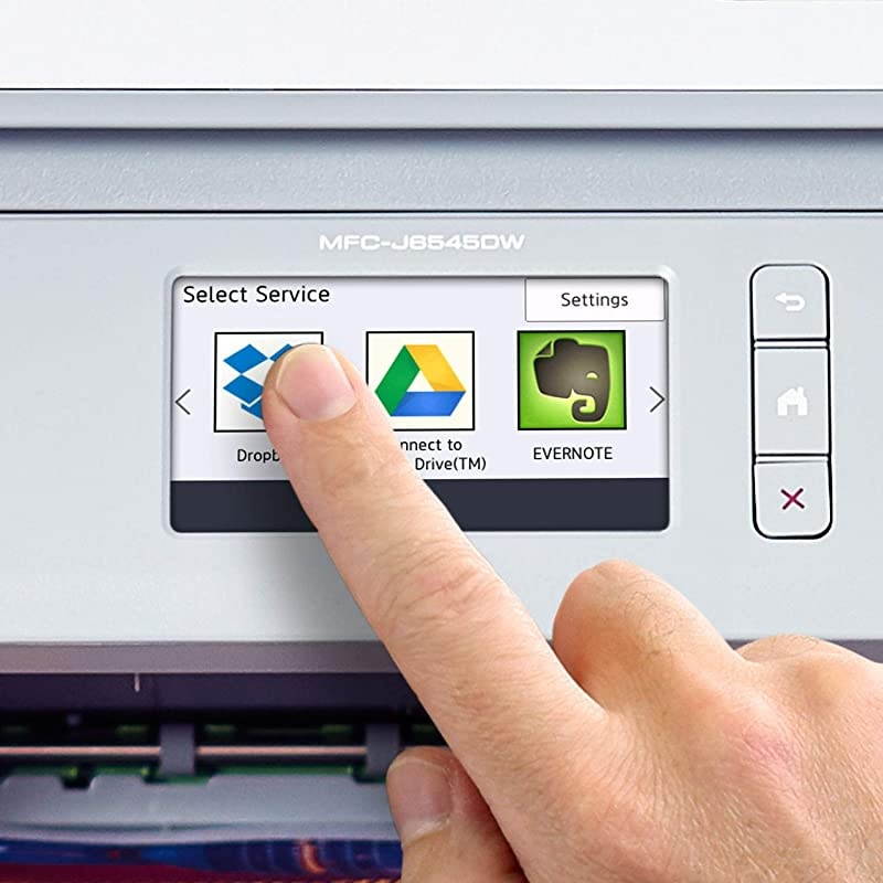 MFCJ6545DWXL INKvestmentTank Color Inkjet AllinOne Duplex Printer Wireless and Ethernet Connectivity includes upto 2Year of InkinBox