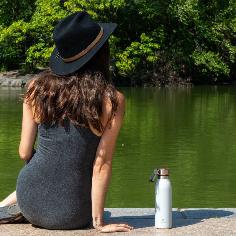 20oz Stainless Steel Vacuum Water Bottle Love is Love - Pride