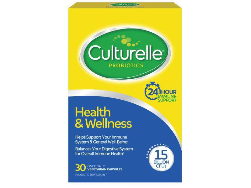 Culturelle Health & Wellness Daily Immune Support Probiotic Vegetarian Dietary Supplement Capsules for Women and Men - 30ct