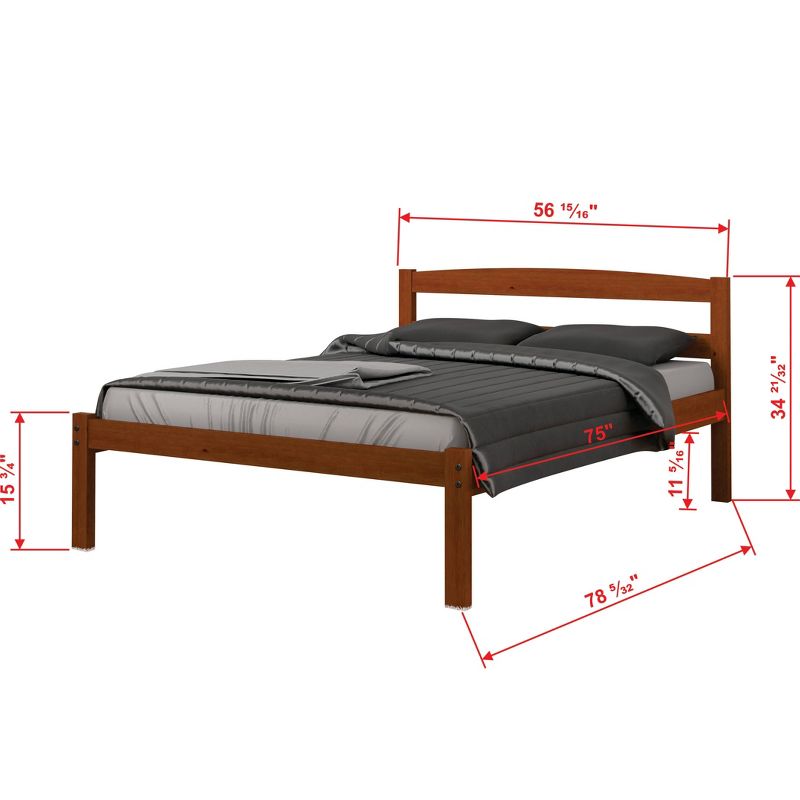 Full Econo Bed Espresso - Donco Kids