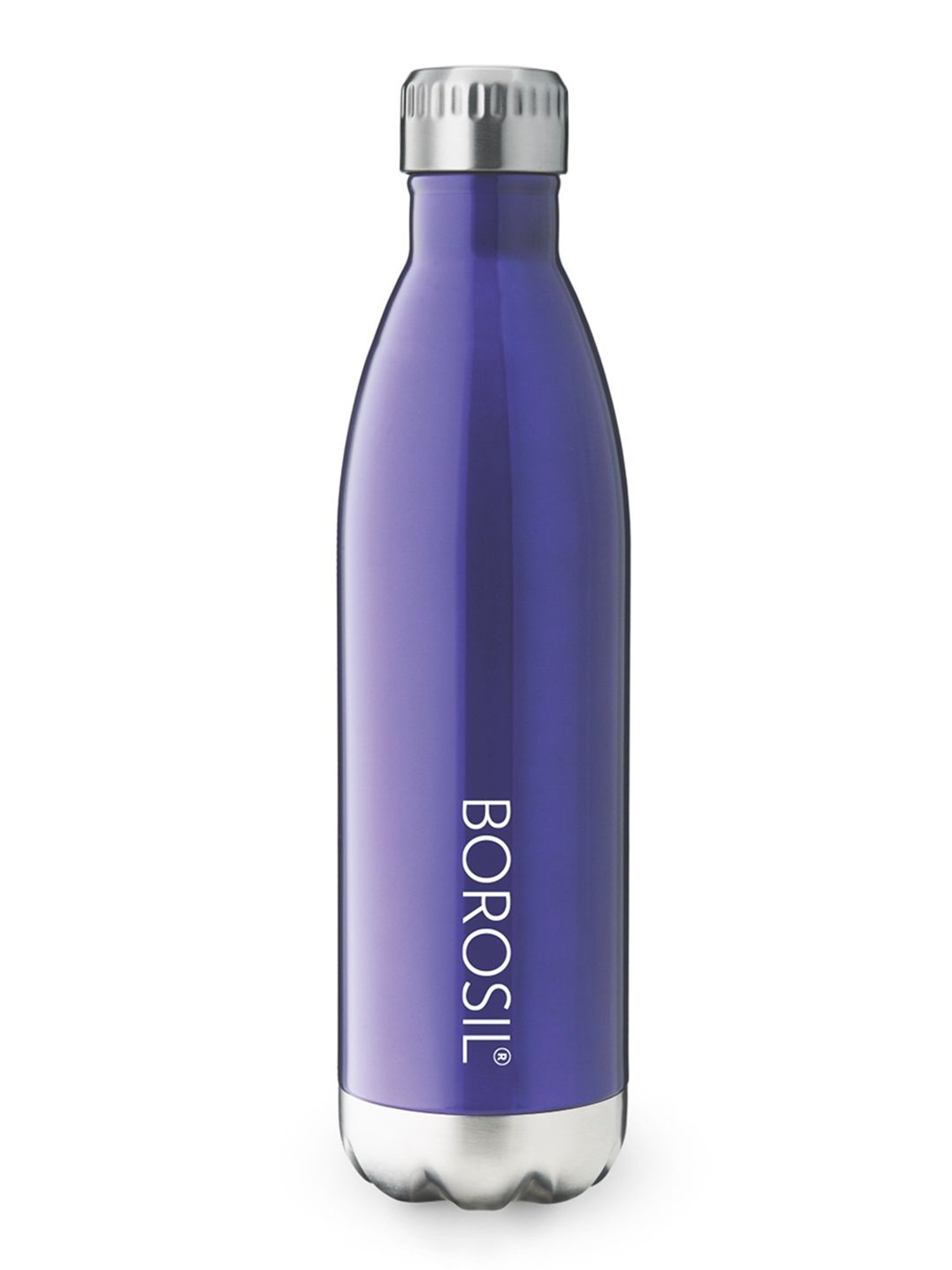 Borosil Blue Stainless Steel Hydra Bolt Trans Vacuum Insulated Flask Water Bottle - 1L