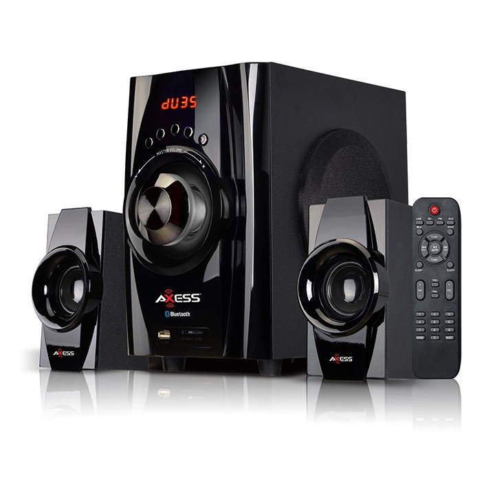 AXESS MSBT3901BK Mini Entertainment System with Bluetooth