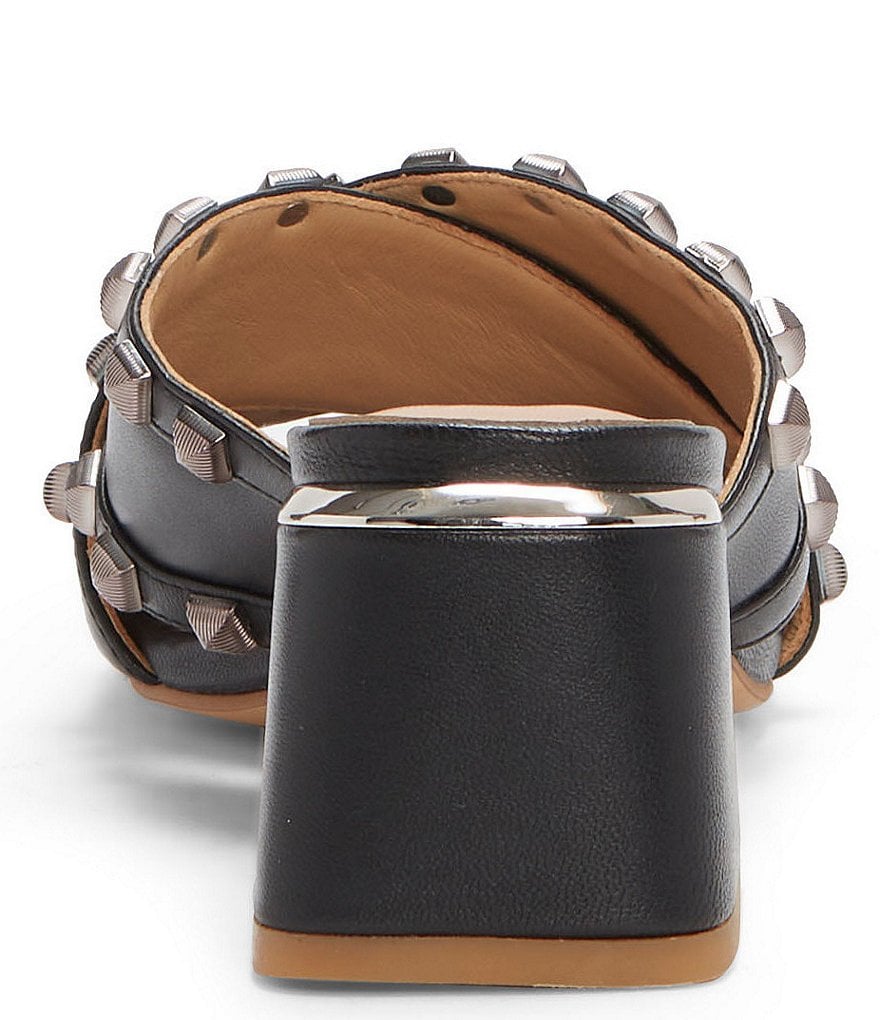 Vince Camuto Nadonie Studded Leather Criss-Cross Dress Sandals