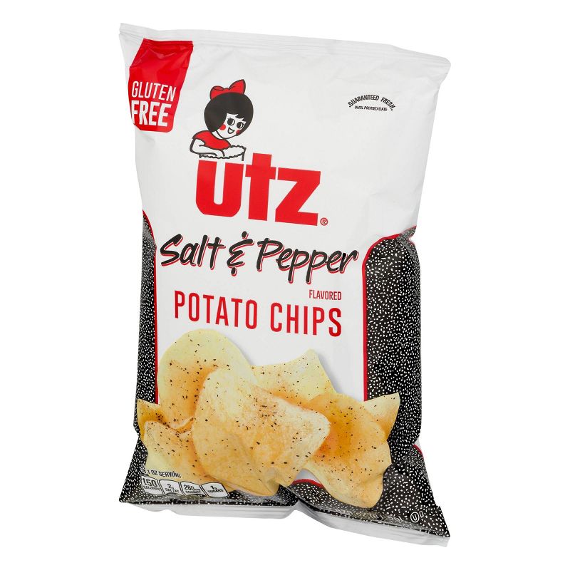 Utz Salt & Pepper Flavored Potato Chips - 2.875oz