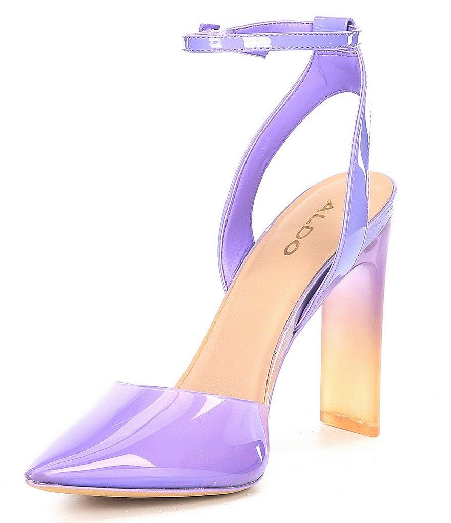 ALDO Aradda Clear Ankle Strap Pumps