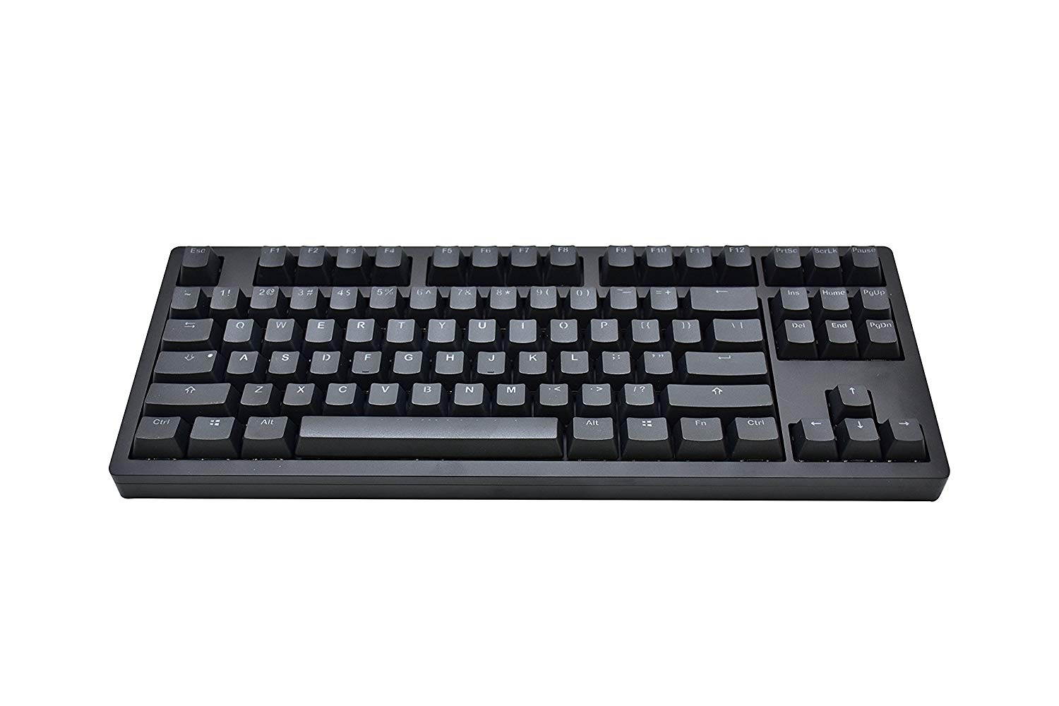iKBC F87 RGB TKL Mechanical Keyboard with Cherry MX Brown Switch, Black PBT Double Shot Keycap