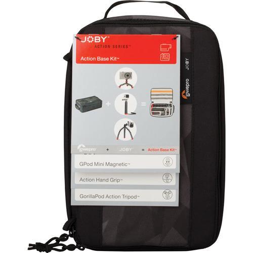 Joby Action Base Kit, Includes GorillaPod Tripod, Hand Grip & GPod Mini Tripod
