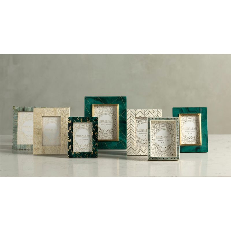 Granada Studded 5 X 7 Picture Frame - Green - Shiraleah