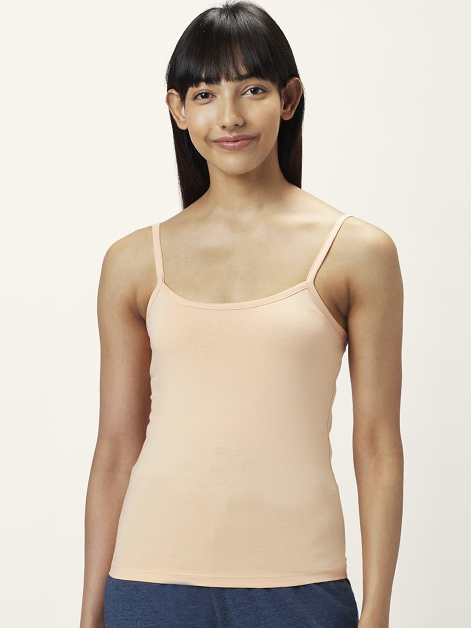 Enamor White Non-Padded Camisole