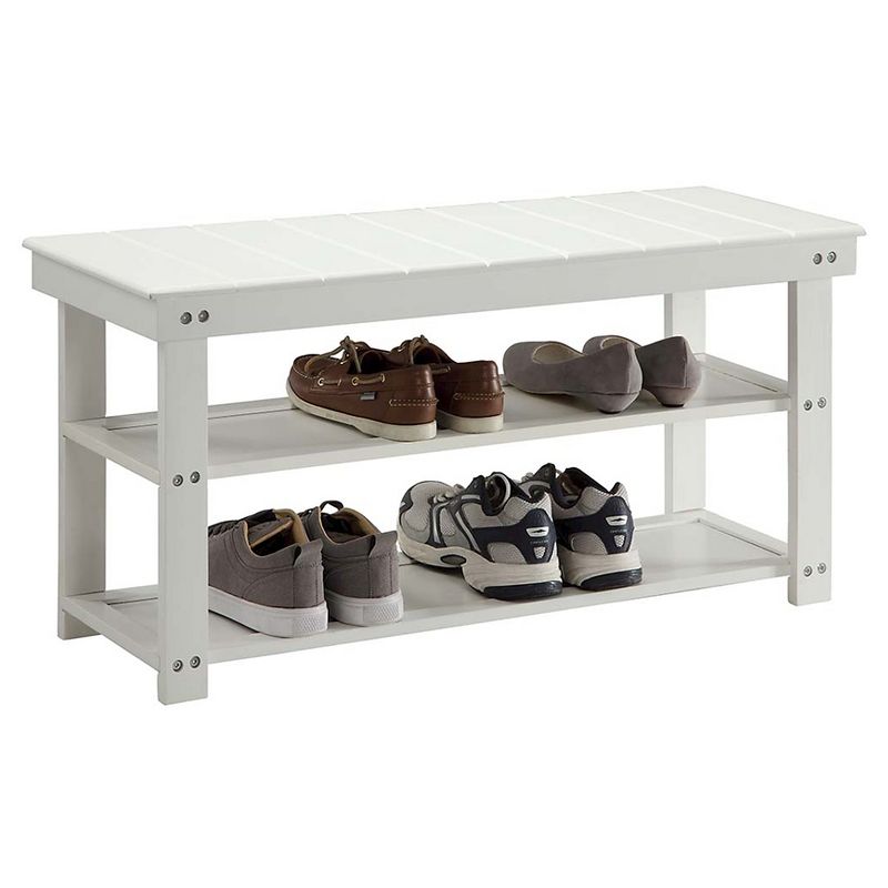 Oxford Utility Mudroom Bench White - Breighton Home