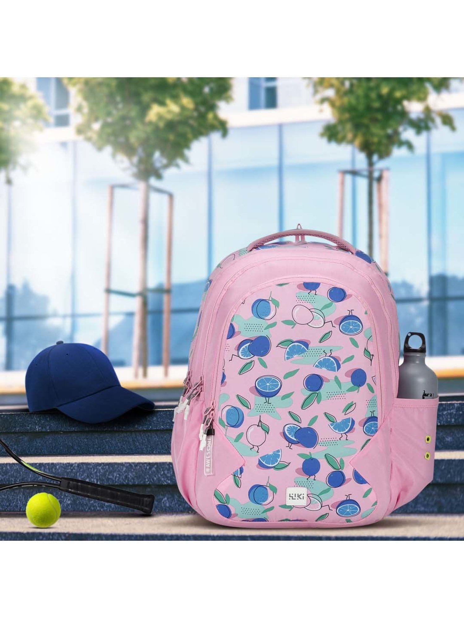 Wiki 29.5 Ltrs Pink Medium Backpack