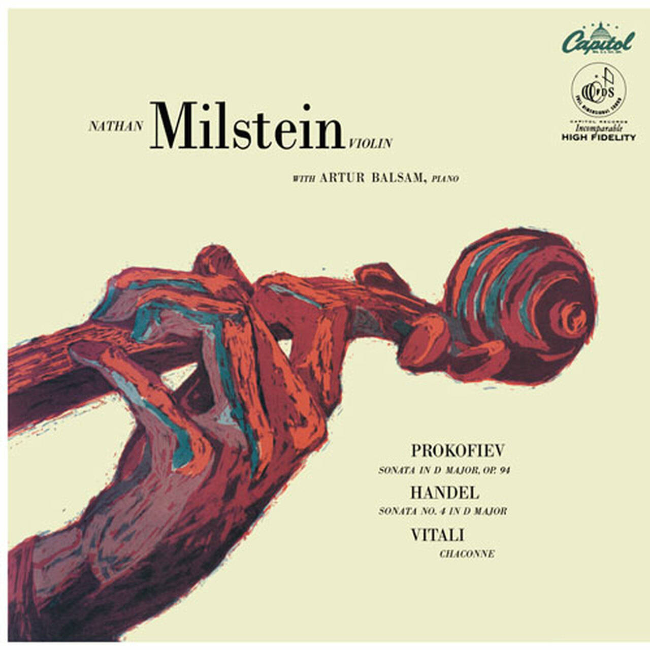 Nathan Milstein Prokofiev, Handel & Vitali Violin Sonatas & Chaconne 180g Import LP (Vinyl)