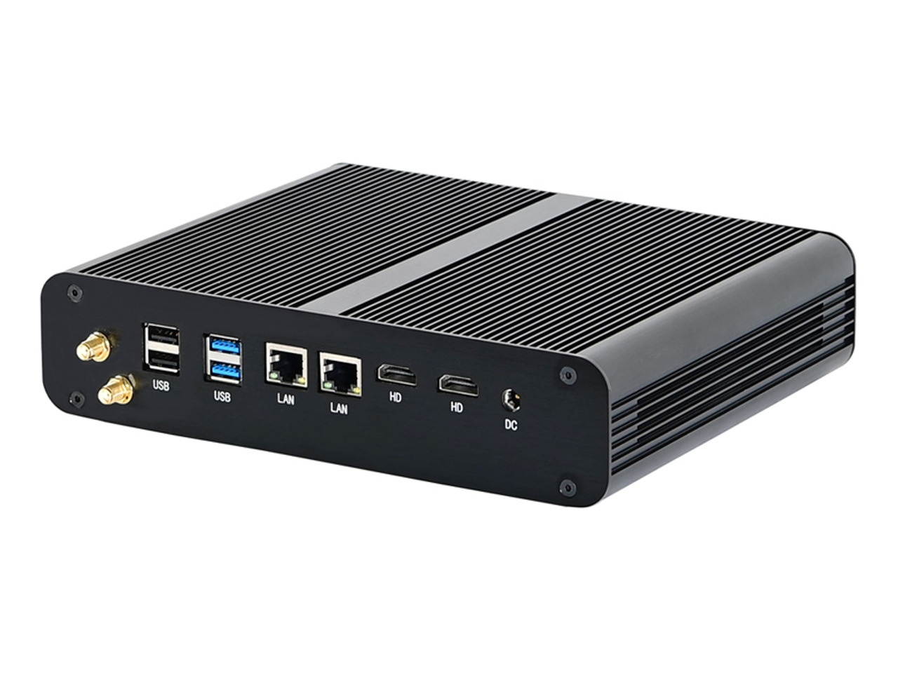 Mini PC Intel Core i5 1035G4 2*RAM Slots Max 64GB DDR4 RAM Gaming Desktop Computer 2*HDMI2.0 2*LAN 8*USB 32GB Ram 1TB SSD Windows 10 Pro