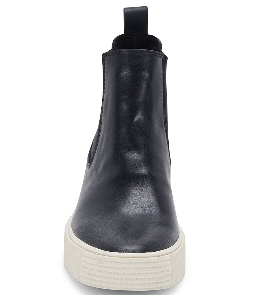 Dolce Vita Cola H2O Leather Water-Repellent High Top Chelsea Sneakers