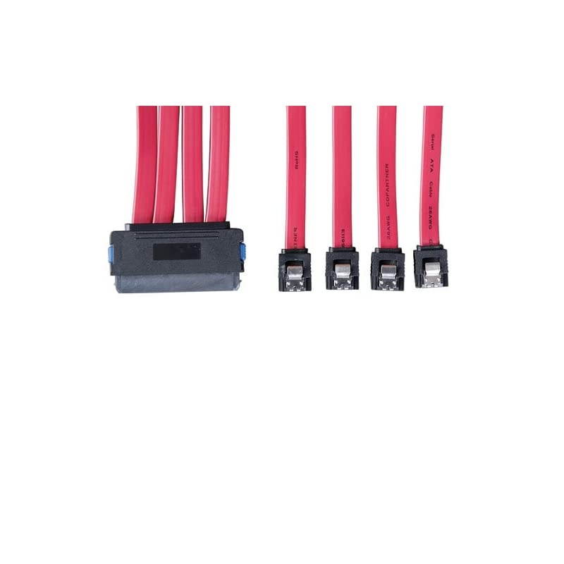 Internal SAS Cable 4in1 32Pin SFF8484 to 4 x 7pin Cable 20in 05MS50220N