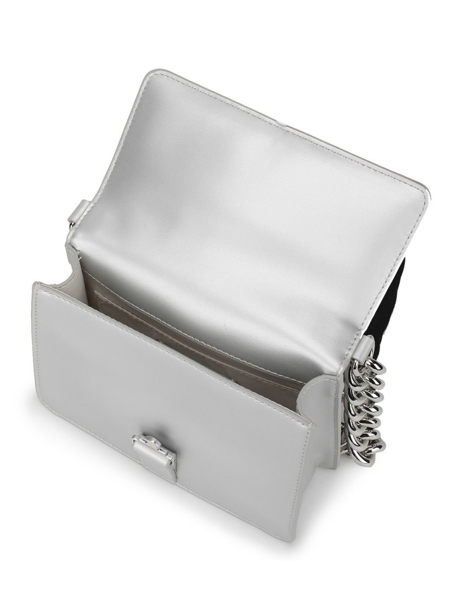 TOMMY HILFIGER Silver Medium Cross Body Bag