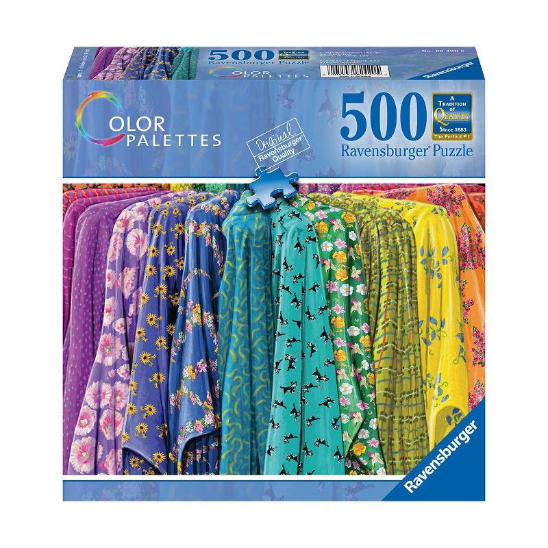 Ravensburger Color Palettes: A Quilter's Kiosk Jigsaw Puzzle - 500pc