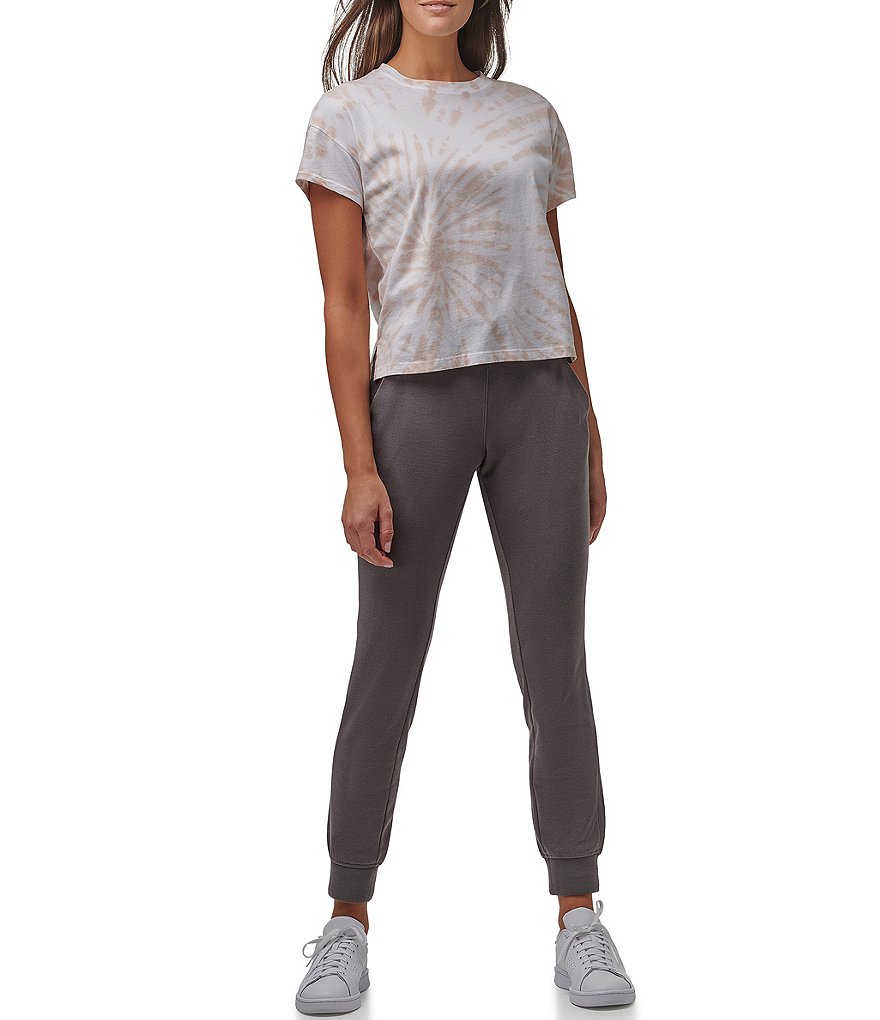 Marc New York Short Sleeve Crew Neck Boxy Tie Dye Tee