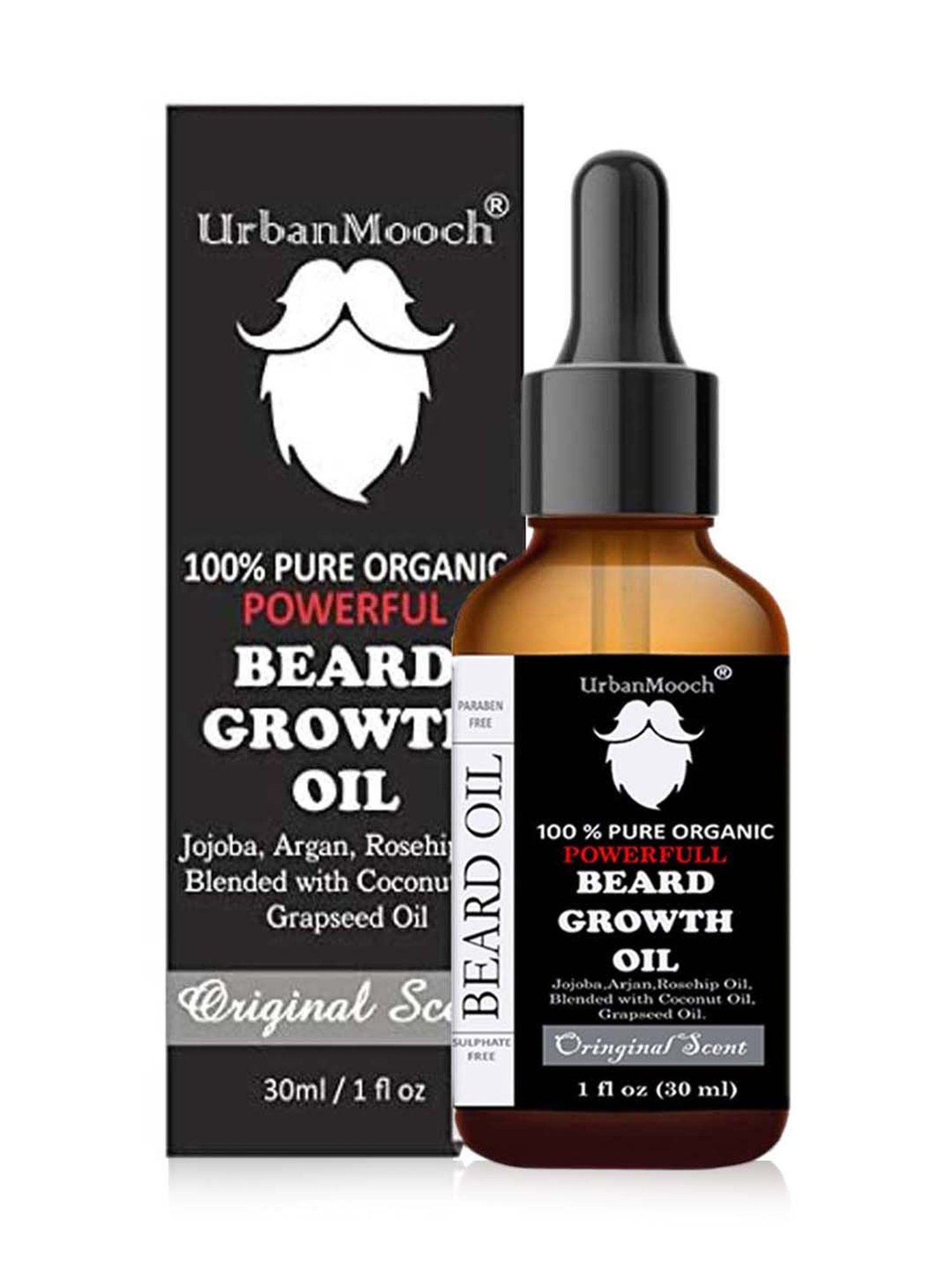 UrbanMooch Powerfull Beard Growth Oil - 30 ml