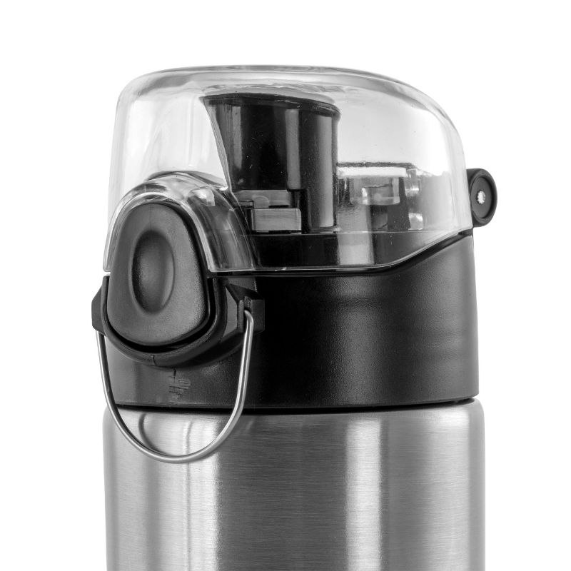 Better Chef 17 Ounce Stainless Steel Flip Top Sport Water Bottle