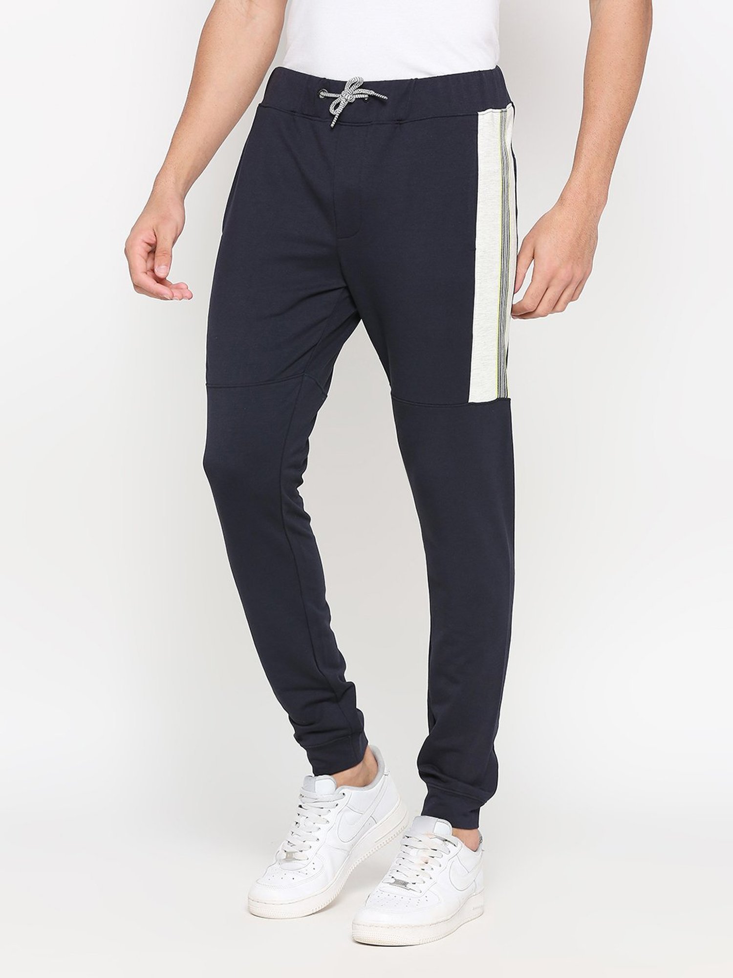 Being Human Navy Regular Fit Joggers