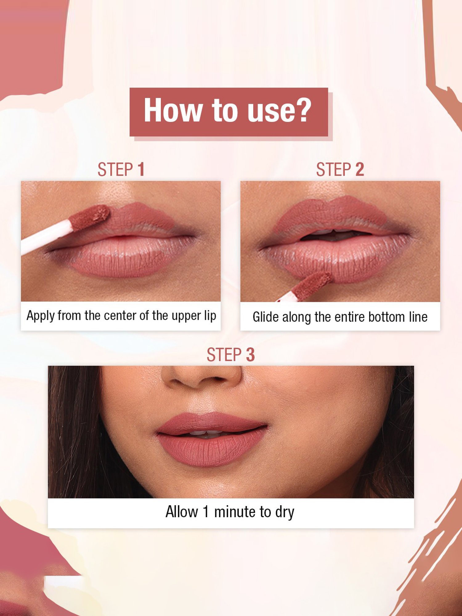 TNW-The Natural Wash Matte Velvet Longstay Liquid Lipstick Bold Squad - Pack of 4