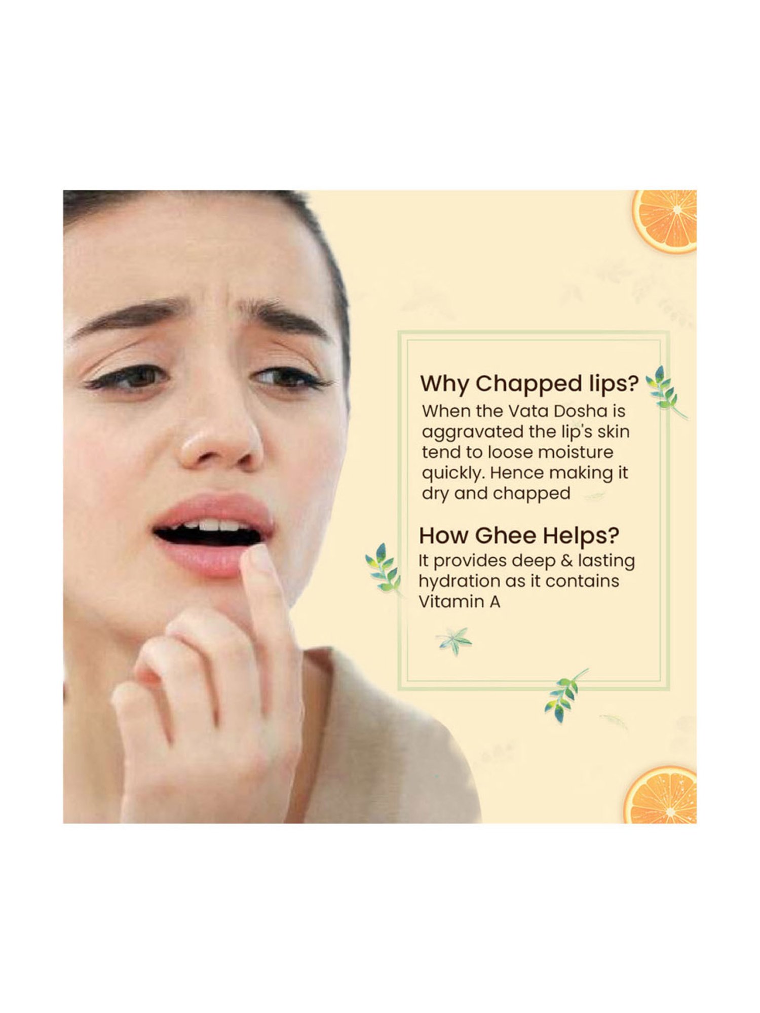 Blue Nectar Shubhr Orange Lip Balm - 15 gm