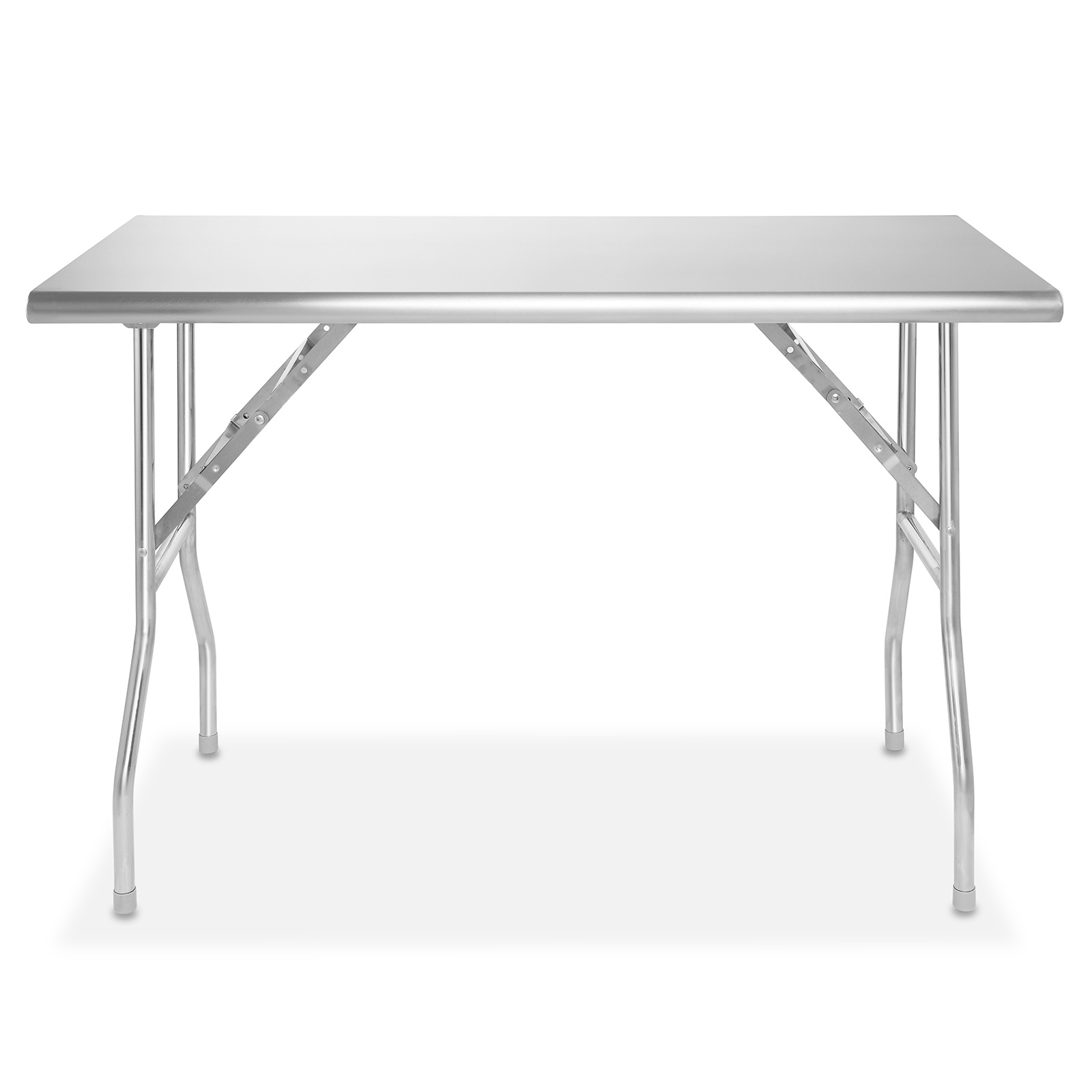 GRIDMANN Stainless Steel Folding Table 48 x 24 Inch Kitchen Prep & Work Table