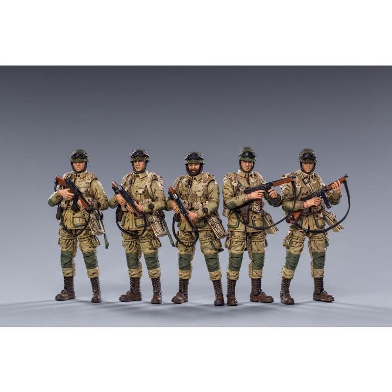 WWII US Army Airborne Division Set of 5 | Joy Toy Action figures