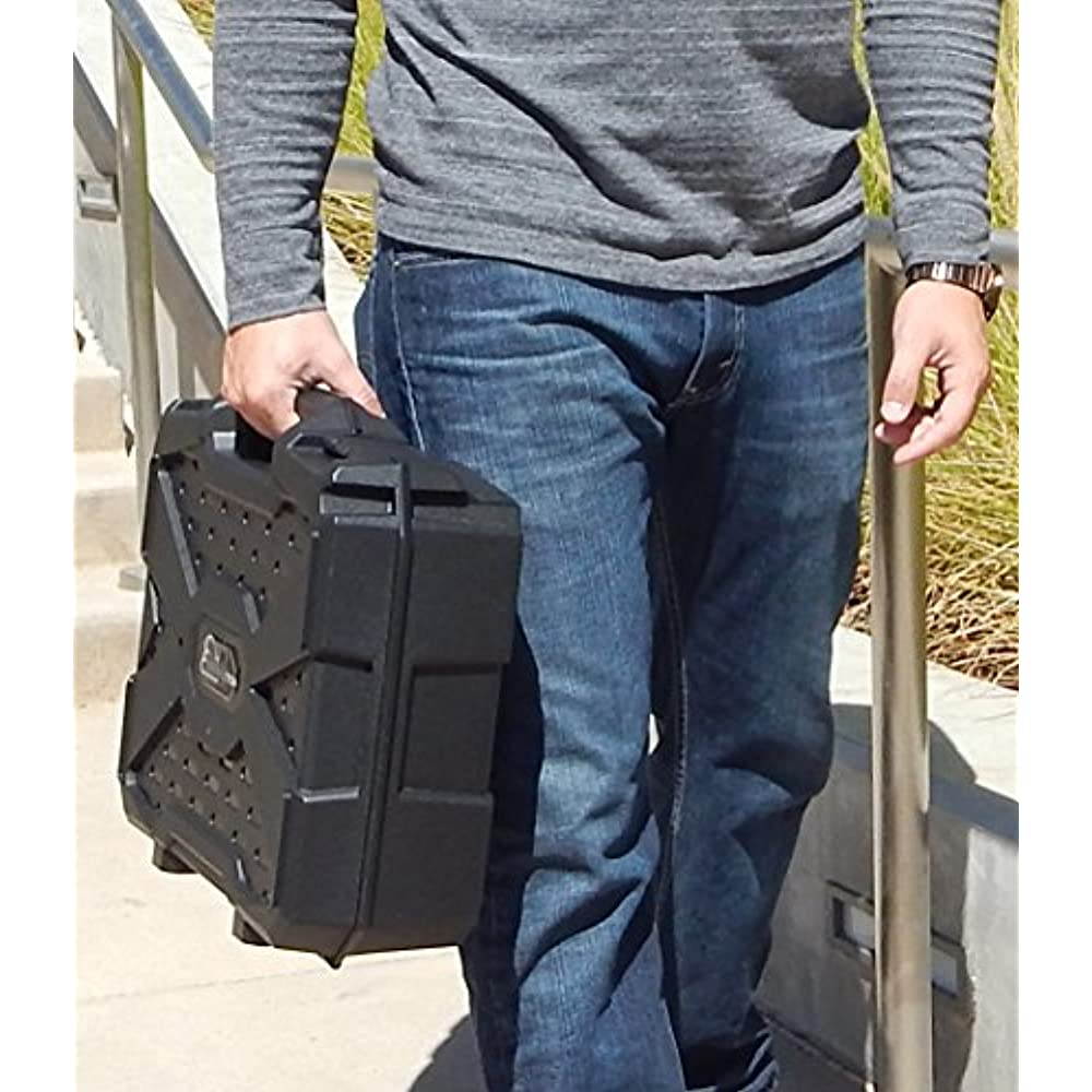 CASEMATIX Protective Projector Carrying Case Fits Epson PowerLite 1781W , 1780W , 1785W , 1795F , V11H796020 , V11H793020 , V11H795020 LCD Portable Projector and Accessories