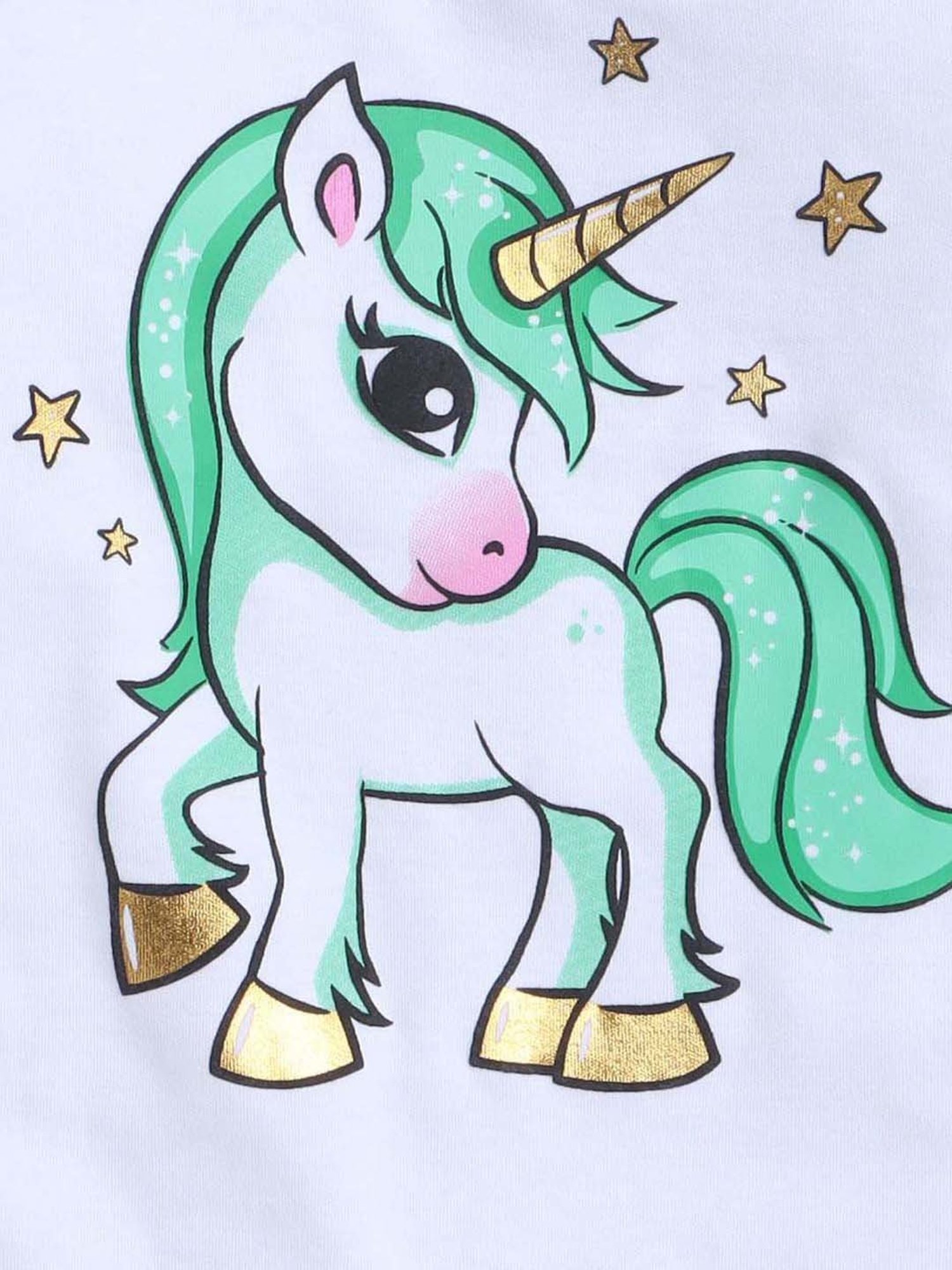 Ed-a-Mamma Baby Pink & White Printed Bodysuit (Pack Of 2)