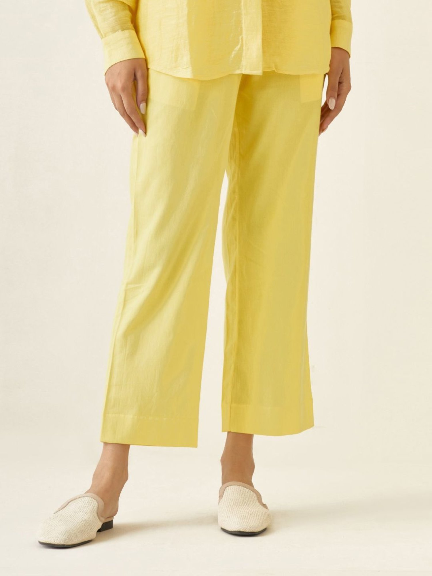 Vinusto Yellow Summer Nostalgia Shirt with Pant