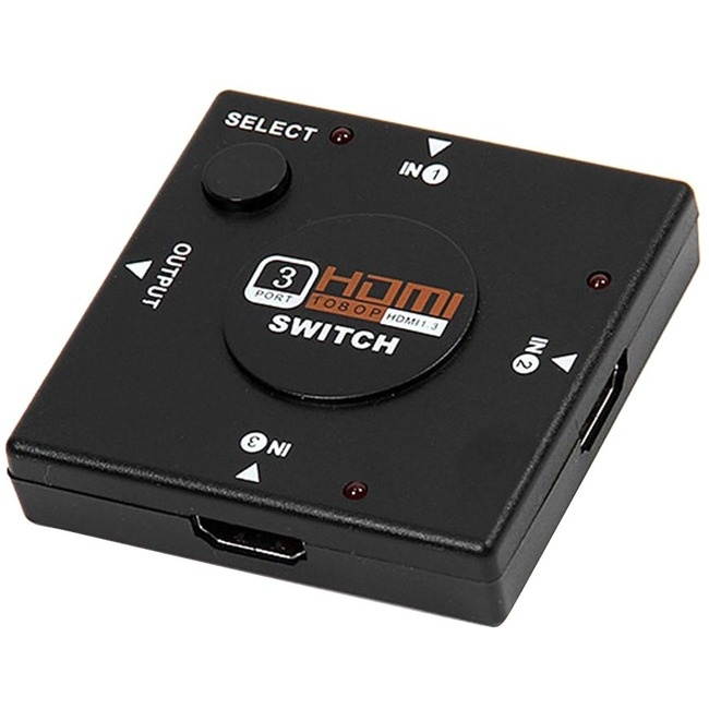4XEM 4XHDMISW3X1 3 Port 1080p HDMI Switch
