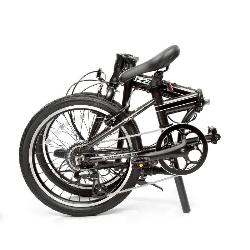 ZiZZO Urbano 8-Speed Aluminum 20" Folding Bike - Gray