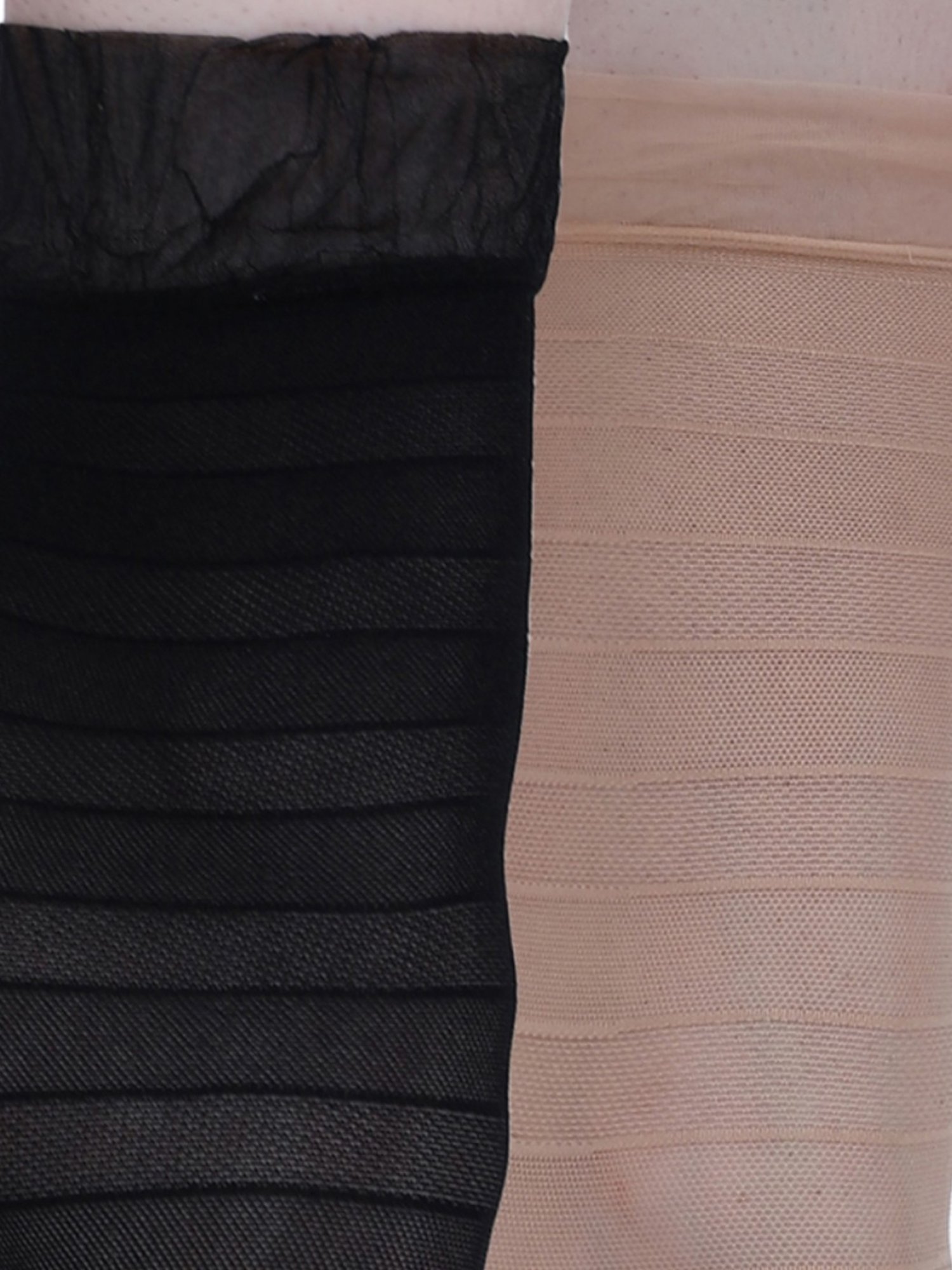 NEXT2SKIN Black & Beige Socks - Pack of 3