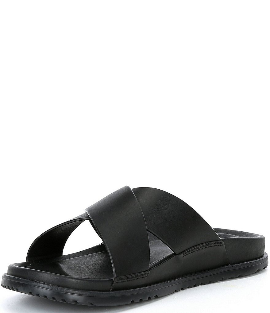 UGG&reg; Men's Wainscott Leather Slides