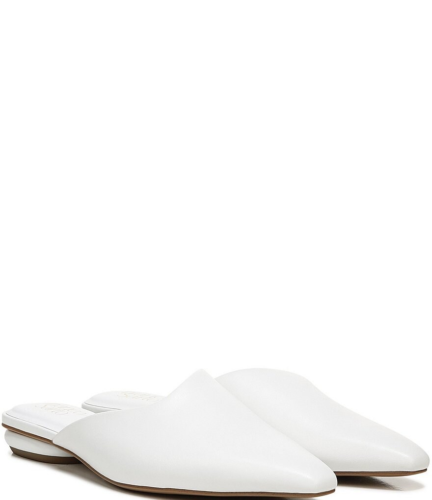 Jack Rogers Blair Pointed Toe Bow Leather Flats