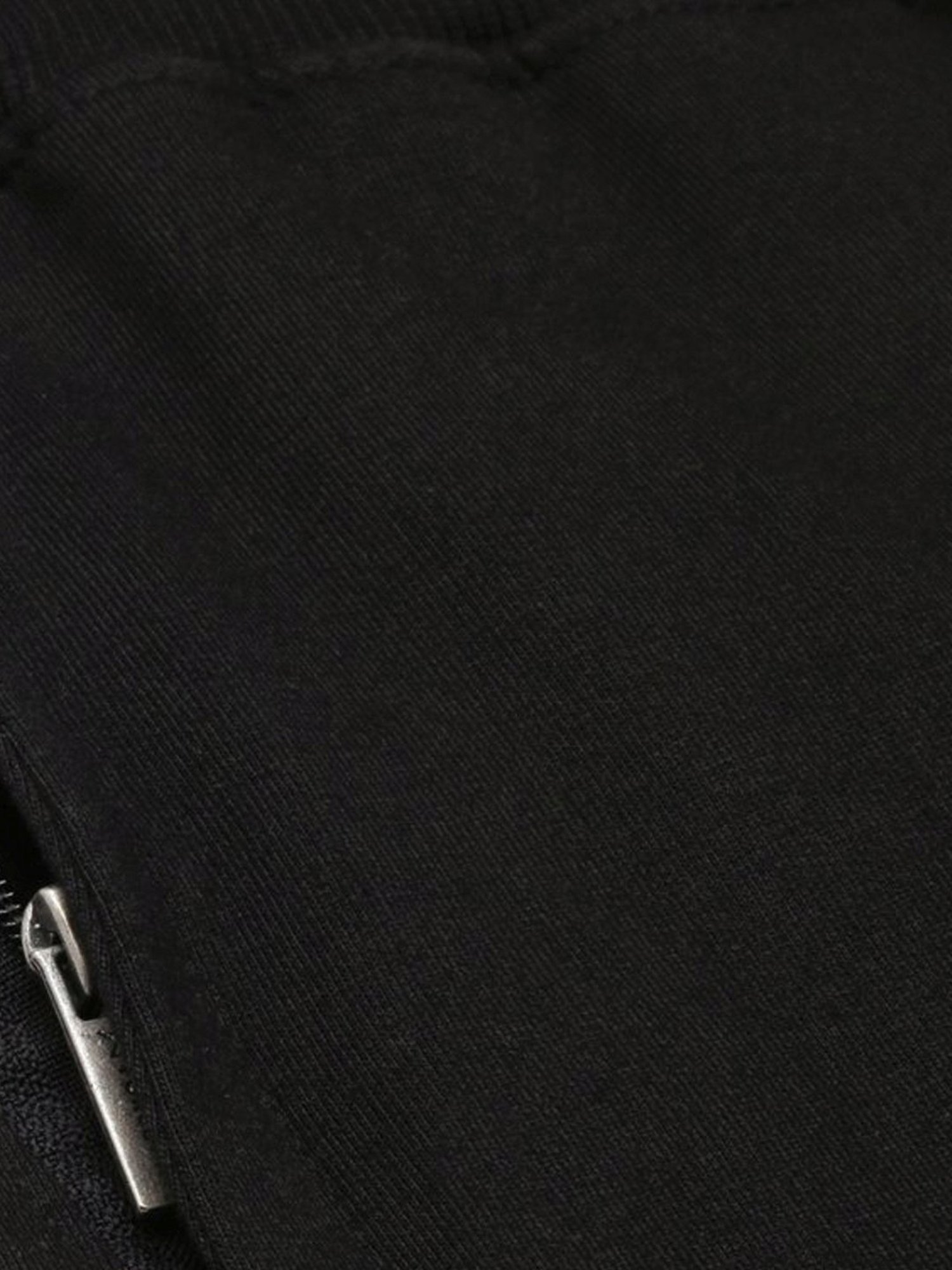 Force NXT Black Cotton Regular Fit Joggers