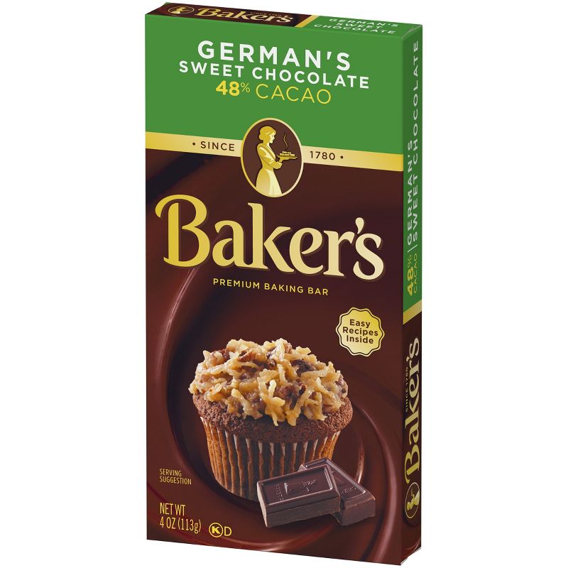 Baker's German Chocolate Baking Bars - 4oz