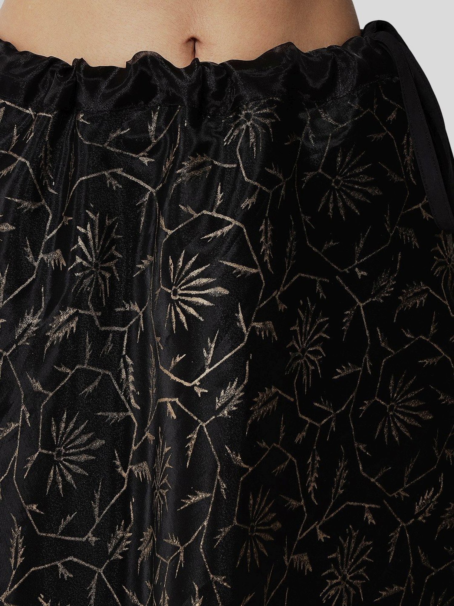 Studiorasa Black Printed Skirt