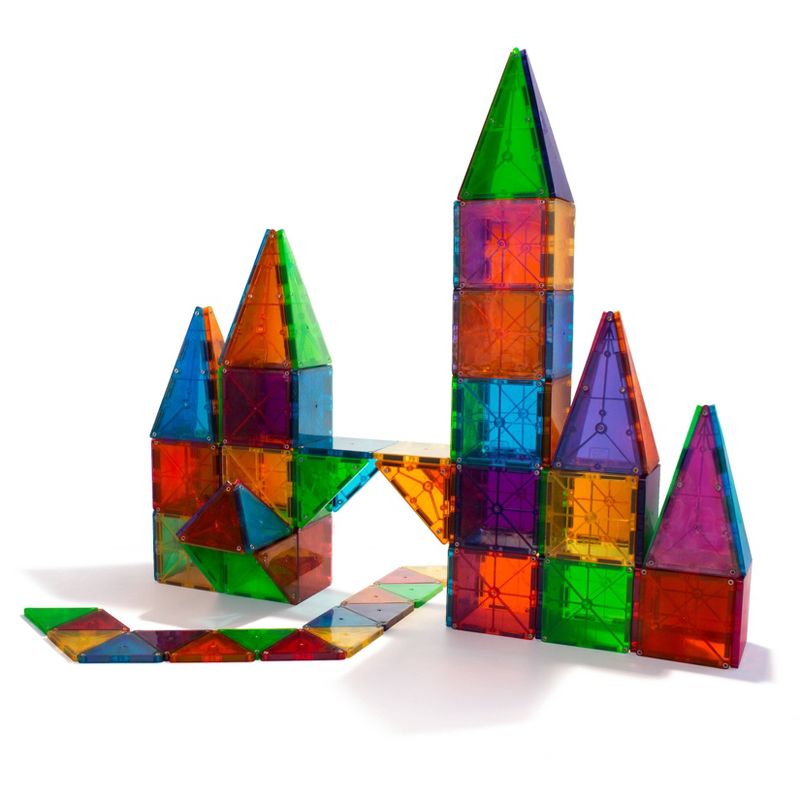 MAGNA-TILES Clear Colors 74pc Set