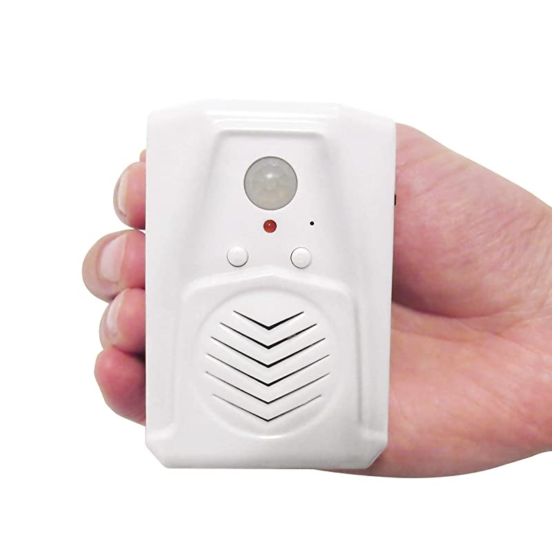 Motion Activated Voice Player - Recordable, Built-in Microphone &ndash; Independent Living, Point of Sale Advertising, Door Greeter, Entry Alert