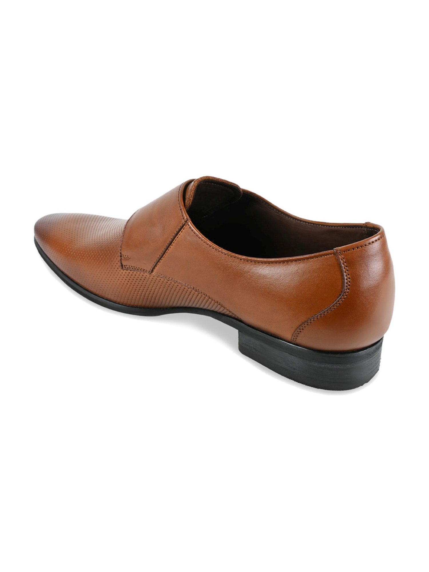 Imperio by Regal Men's Tan Monk Shoes