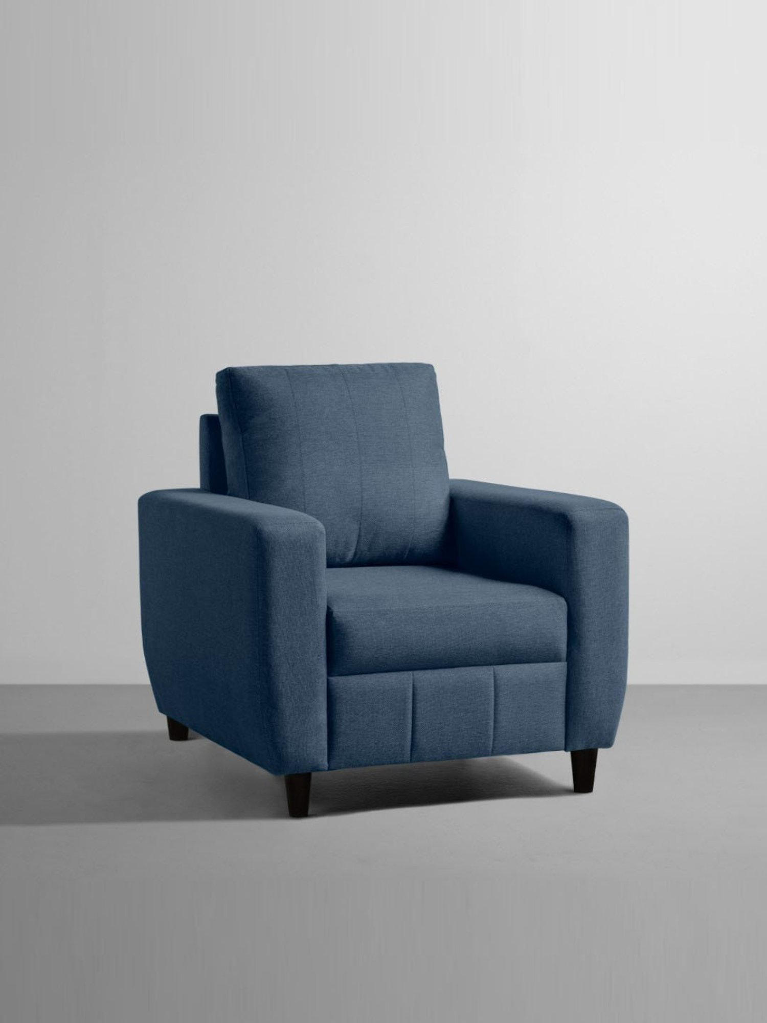 Sleepyhead Bae Ocean Blue Fabric 1 Seater Sofa